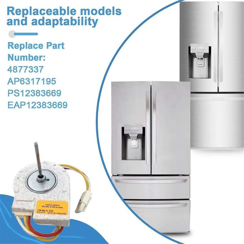 for Refrigerator Blower Fan Motor Freezer Cooling Fan Parts FDQT34BS1Fridge Repair Parts