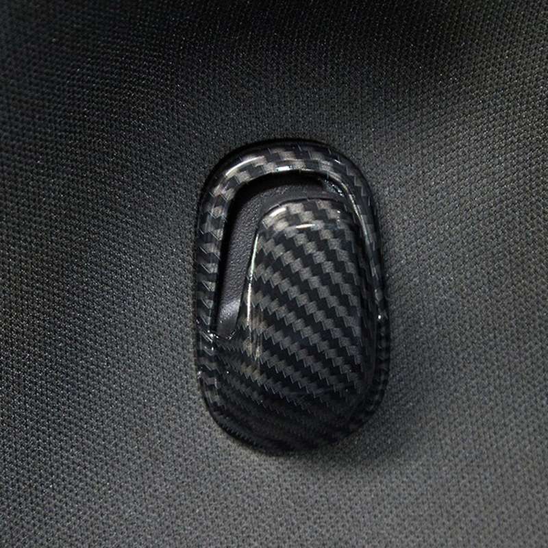for Rear Hook Cover Trim ABS Decoration for 2010 2011 2012 2013 2014 2015 (Carbon Fiber)