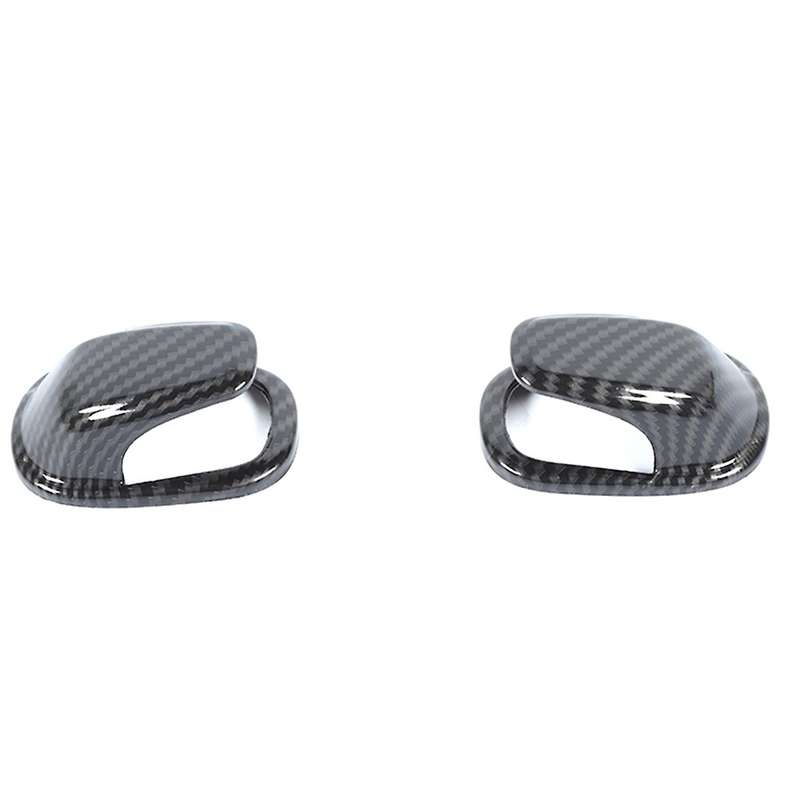for Rear Hook Cover Trim ABS Decoration for 2010 2011 2012 2013 2014 2015 (Carbon Fiber)