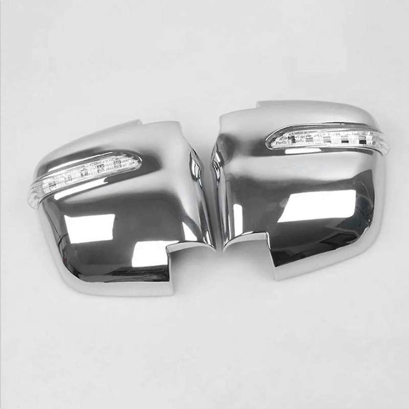 for Refine STAREX 2004 ABS Chrome-Plated LED Rearview Mirror Cover with Turn Signal Reversing Mirro