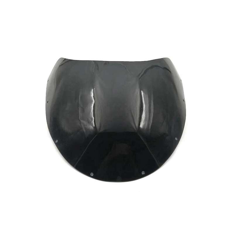 for Rg400 Rg500 Gamma Motorcycle Windshield Windscreen Front Deflector Wind Screen -1987 Black