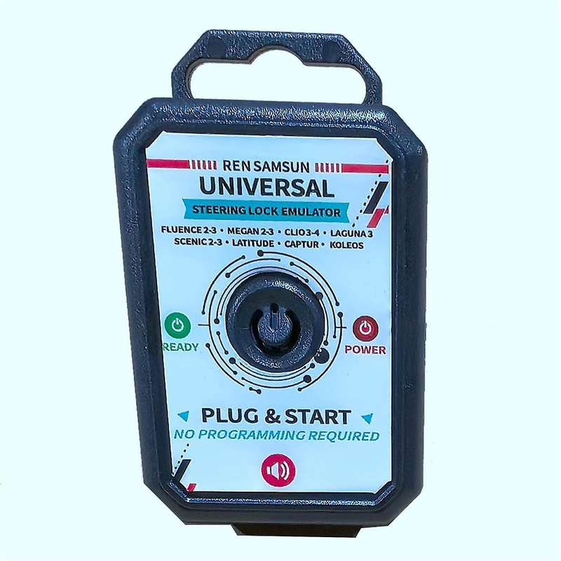 for Renaulit Elv Lock Universal Steering Lock Emulator Simulator Elv Plug and Start with Lock Sound