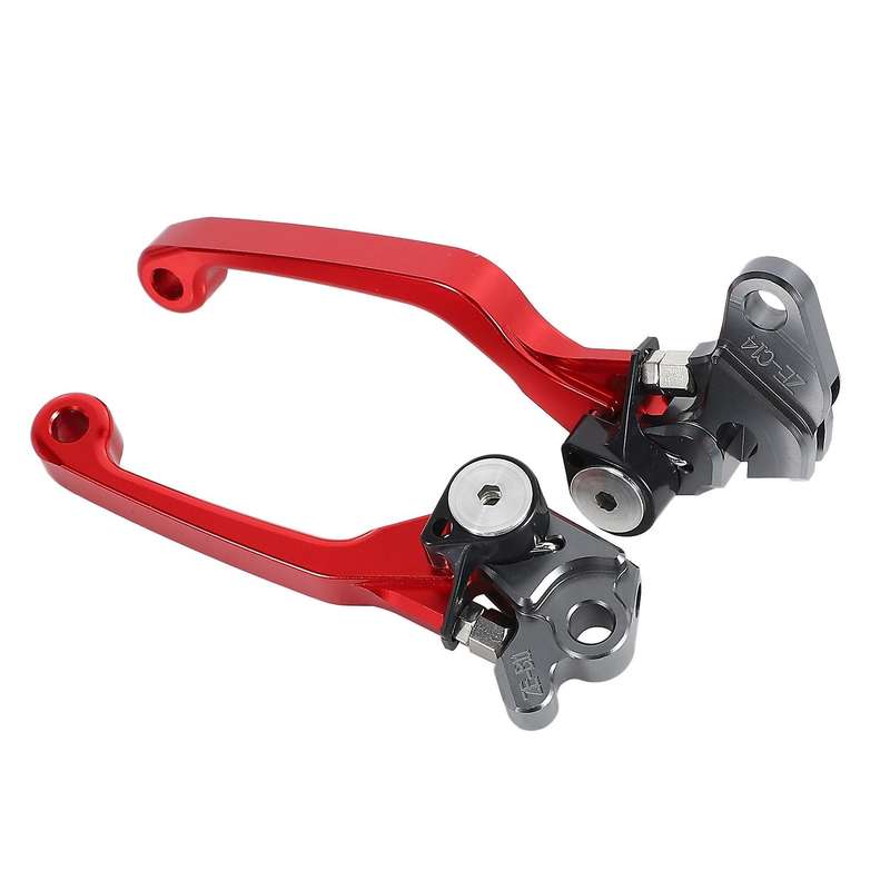 for RM125 RM250 1992-2004 Motorcycle Brake Lever Handle CNC Clutch Brake Lever Handle Red