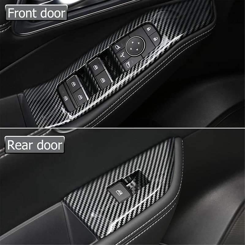 for Rogue 2021 2022 2023 Car Window Lift Switch Panel Cover Door Armrest Cover Trim Accessories, Ab