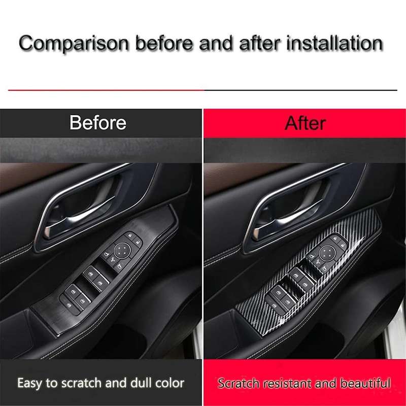 for Rogue 2021 2022 2023 Car Window Lift Switch Panel Cover Door Armrest Cover Trim Accessories, Ab