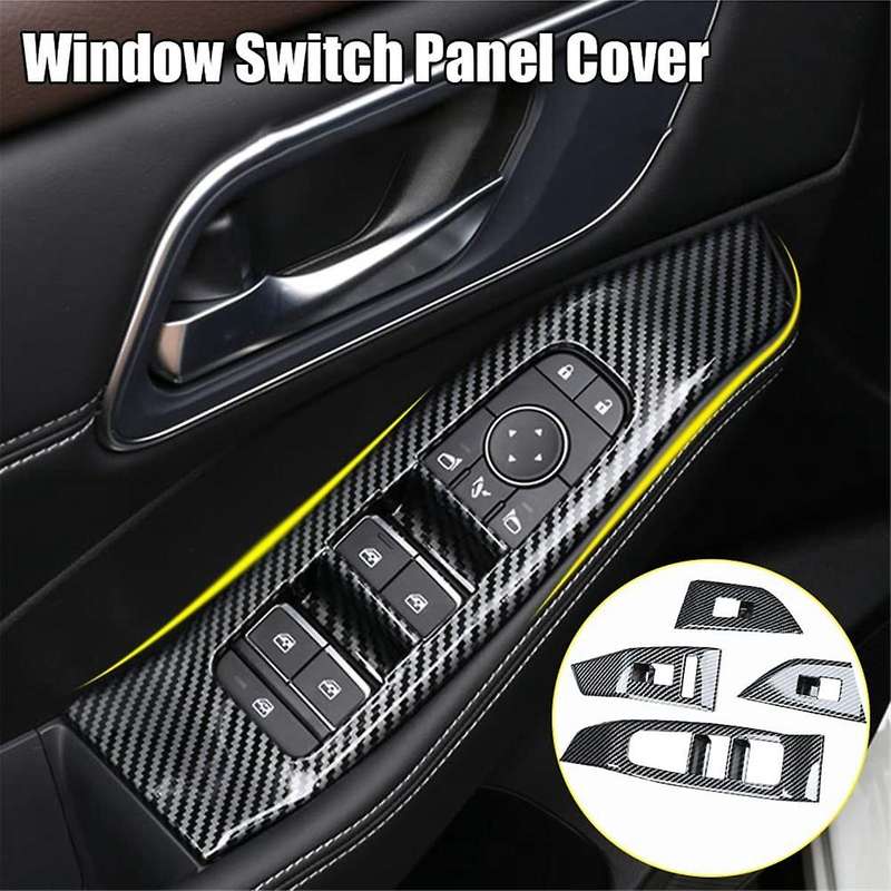 for Rogue 2021 2022 2023 Car Window Lift Switch Panel Cover Door Armrest Cover Trim Accessories, Ab