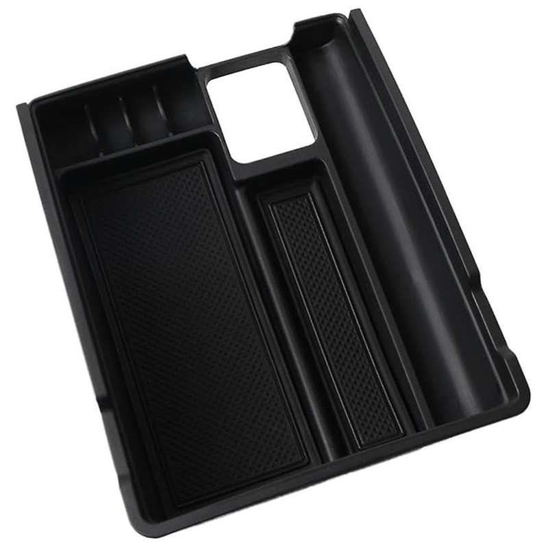 for Rogue 2014-2021 Car Center Console Organizer Armrest Storage Tray Interior Accessories - Black