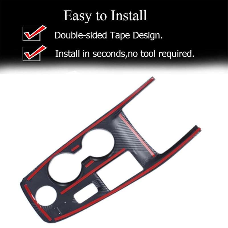 for Rogue 2021 2022 2023 Car Central Control Gear Shift Knob Panel Cover Trim Accessories - Abs Carb