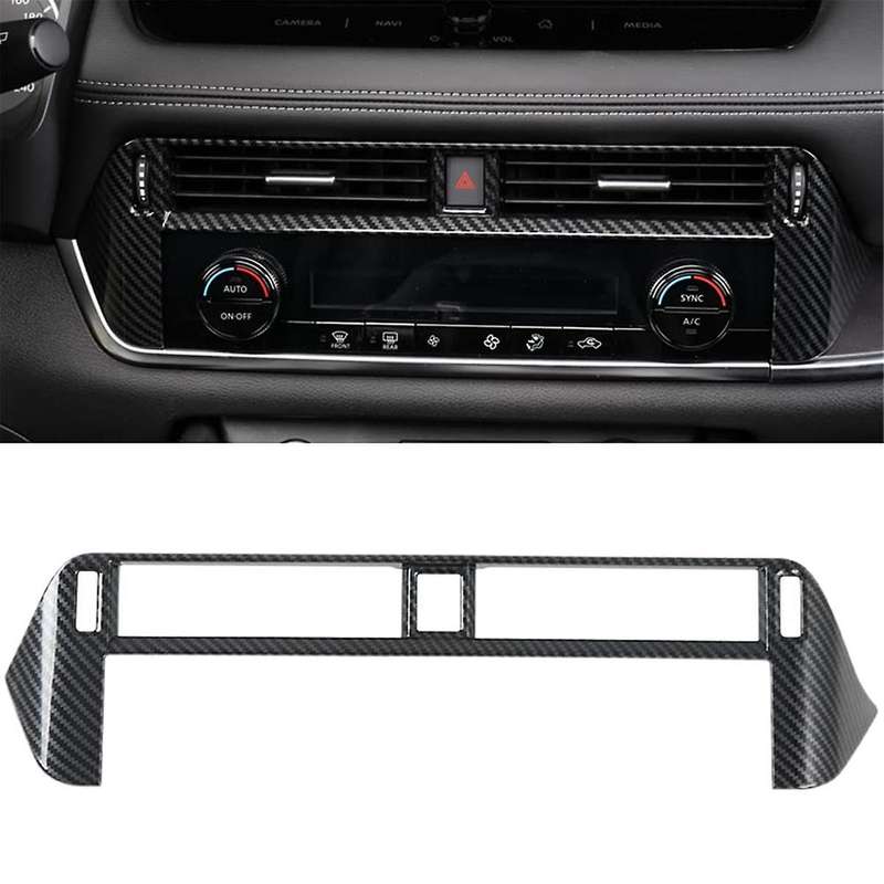 for Rogue 2021 2022 2023 Central Control Air Outlet Vent Cover Frame Cover Trim Accessories (ABS Cab