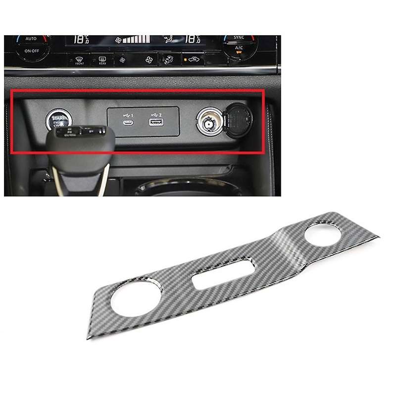 for Rogue X Trail T33 2021 2022 Car Center Console - Lighter Cover Trim Sticker Accessories, A