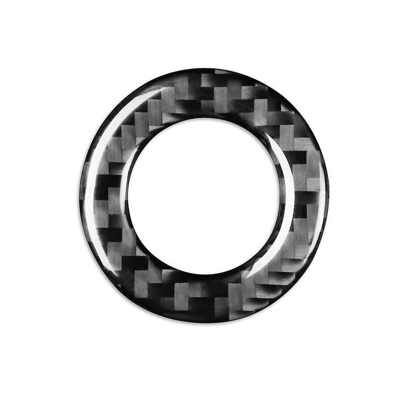 for Rogue T32 2013-2021 Carbon Fiber Car Keyhole Ring Start Button Switch Trim Interior Accessories