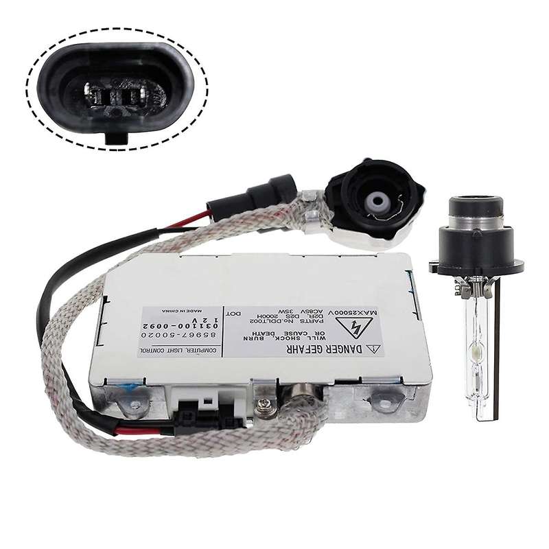 for RX300 RX330 RX350 HID Headlight Ballast Unit Controller Module & 6000K Bulb 85967-50020 DDLT002