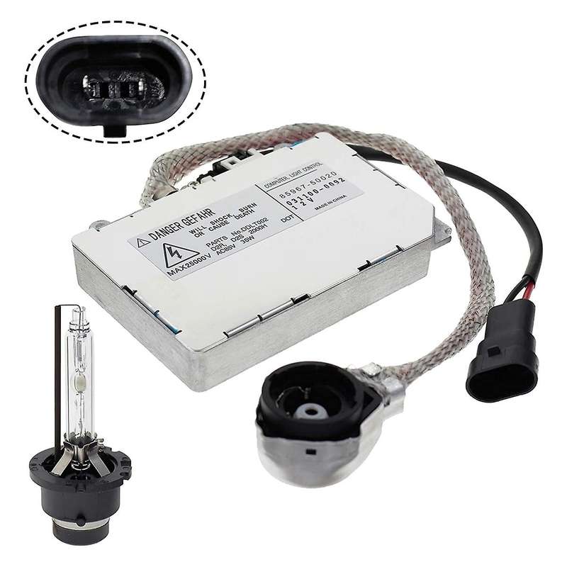 for RX300 RX330 RX350 HID Headlight Ballast Unit Controller Module & 6000K Bulb 85967-50020 DDLT002