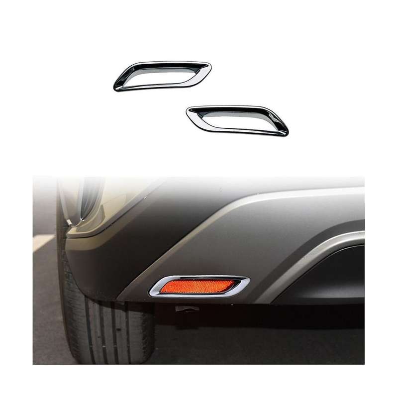 for Rx350 Rx350h 2023 Rear Bumper Fog Light Lamp Cover Frame Trim Decorative Car Accessories
