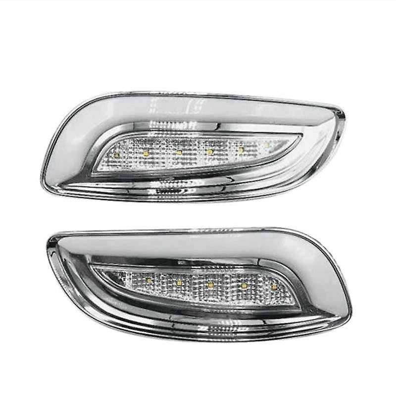 for RX330 RX350 2003 -2009 LED DRL Front Fog Light Indicator Lamp with Turn Signal Daytime Running L