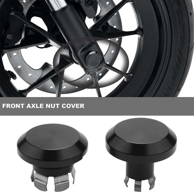 for S 1250 RH1250 S PAN AMERICA 1250 S PA1250 2021 2022 Front Axle Nut Covers Pivot Bolt Covers Blac