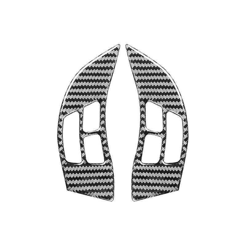 for Rx8 Rx-8 2004-2008 Carbon Fiber Car Steering Wheel Frame Cover Trim Stickers Interior Accessori