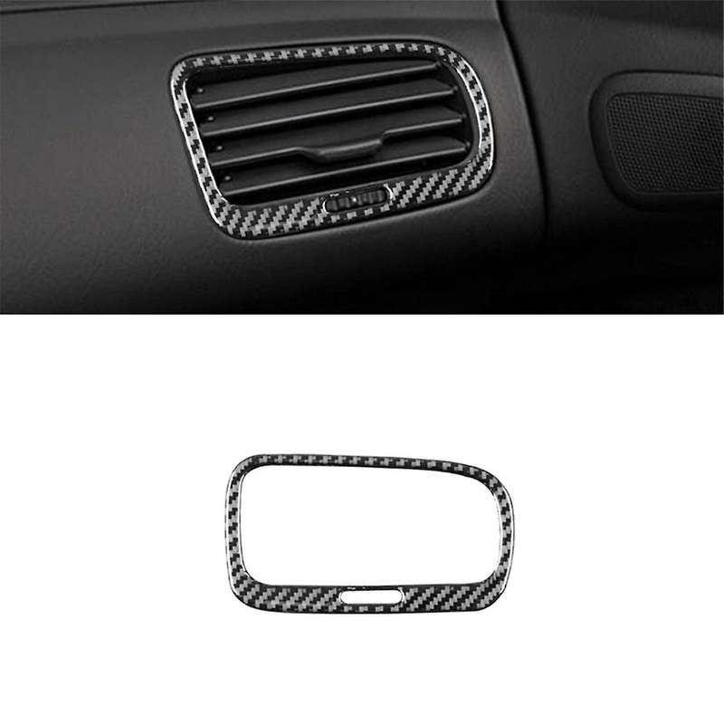 for S2000 2000-2009 LHD Soft Carbon Fiber Side Outlet Cover Trim Sticker Car Interior Accessories