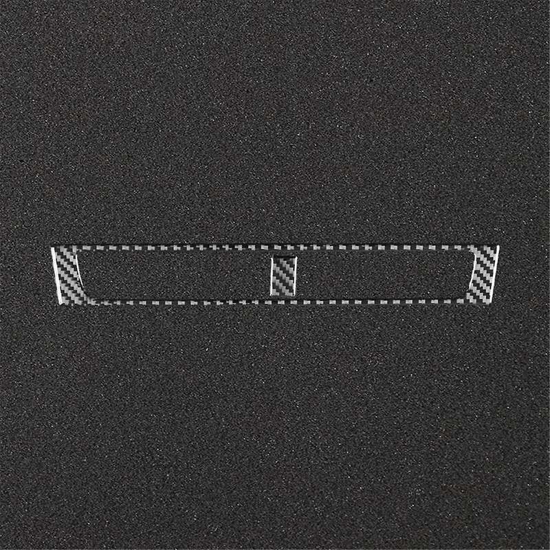 for S2000 2000-2009 Soft Carbon Fiber Central Console Outlet Cover Trim Sticker Car Interior Accesso