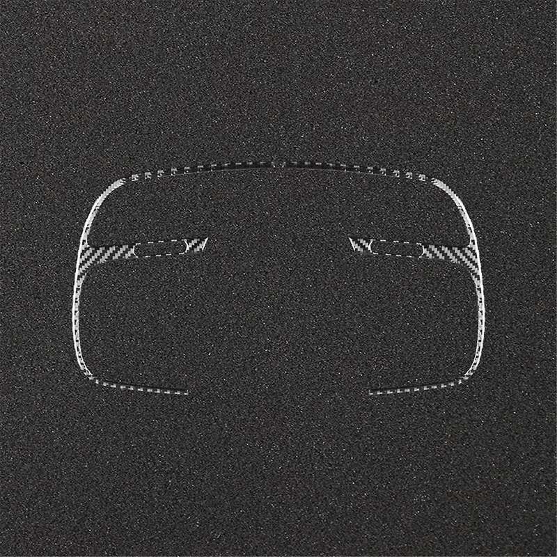 for S2000 2000-2009 Soft Carbon Fiber Side Dashboard Outlet Cover Trim Sticker Car Interior Accessor