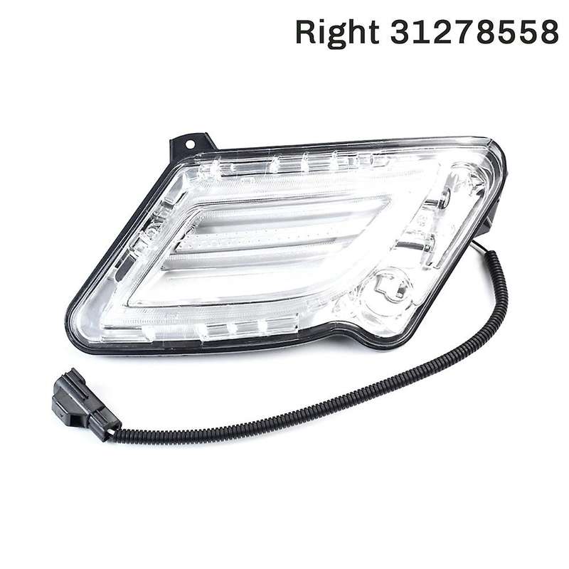 for S60 2011-2013 Right Front Daytime Running Light Turn Signal Indicator Light 31278558