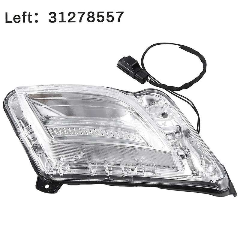for S60 2011-2013 Left Front Daytime Running Light Turn Signal Indicator Light 31278557
