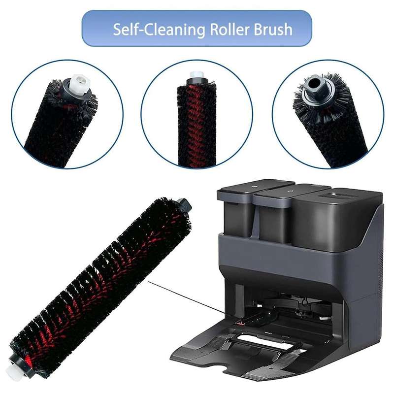 for S7 Maxv Ultra S7 Pro Ultra High-Speed Cleaning Brush with Mop Pad Washable for Mop Dock Self-Cle