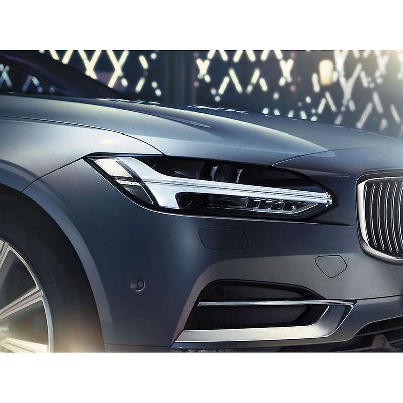for S90 V90 2016-2019 Front Bumper Fog Lamp Grill Grille Insert Face Bar Cover 31425447 31425446