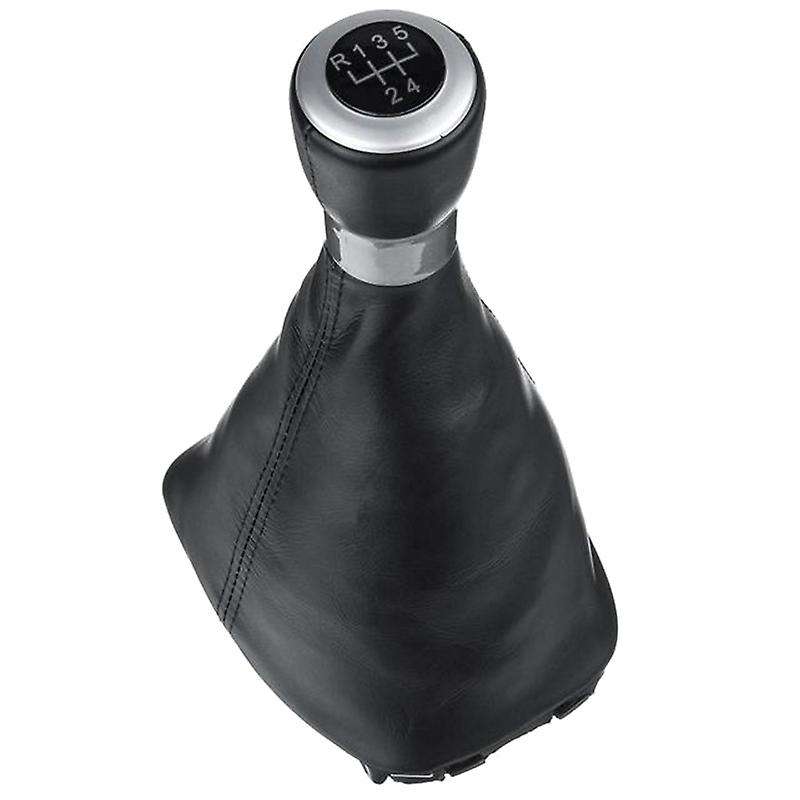 for Seat 2000-2010 5 Speed Manual Gear Shift Knob Gaiter Boot Cover Shifter Lever