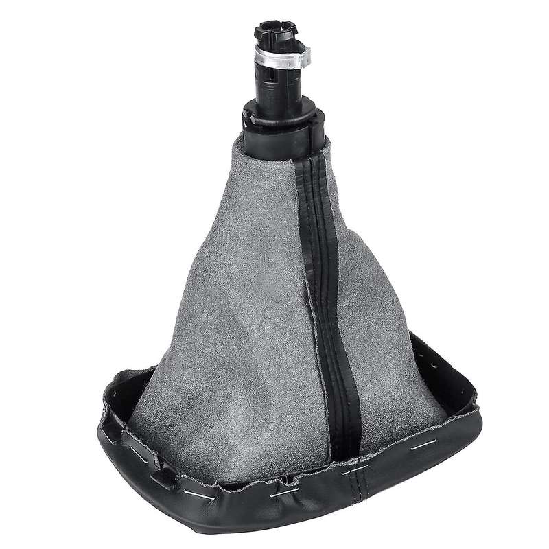 for Seat 2000-2010 5 Speed Manual Gear Shift Knob Gaiter Boot Cover Shifter Lever