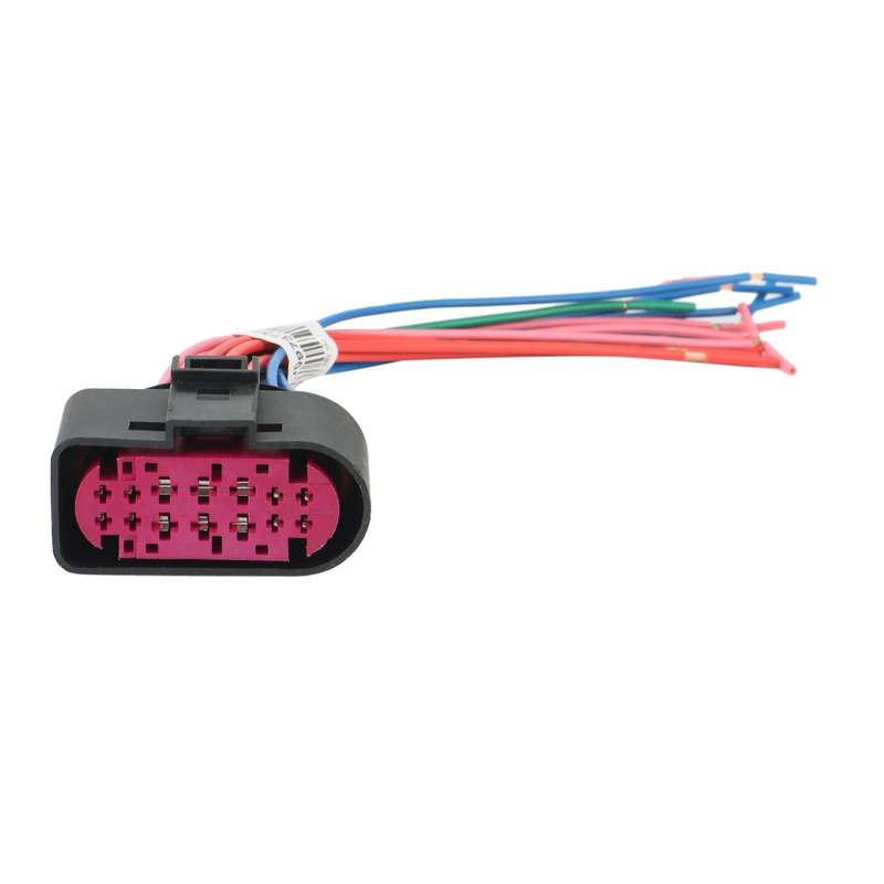 for Seat Headlight 14 Pins Plug Connector with Wire Cable 1J0973737 / 1J0 973 737