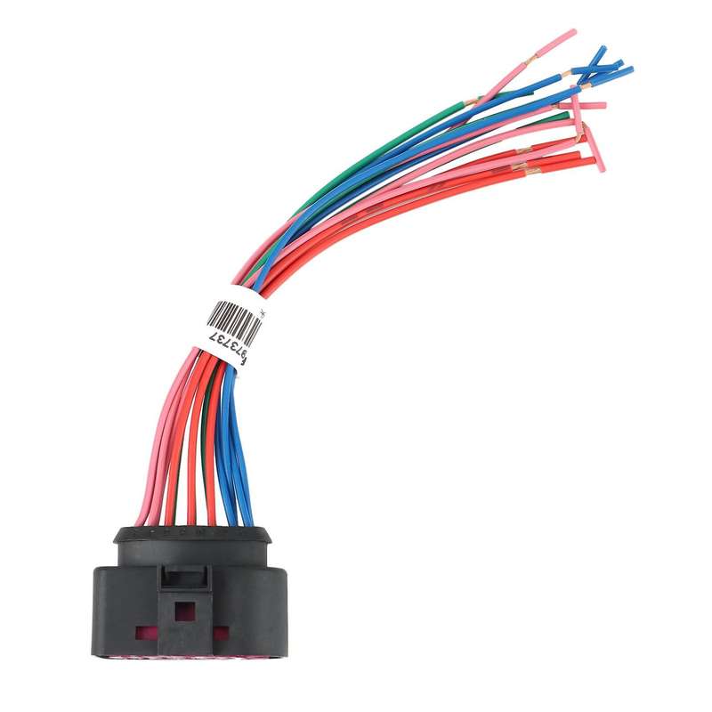 for Seat Headlight 14 Pins Plug Connector with Wire Cable 1J0973737 / 1J0 973 737