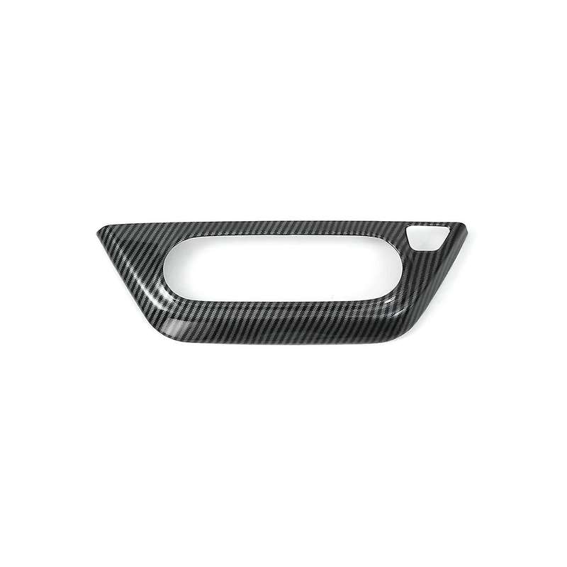 for Seeker 2023 2024 Centre Console AC Knob Cover Trim Panel Accessories , ABS Carbon Fiber