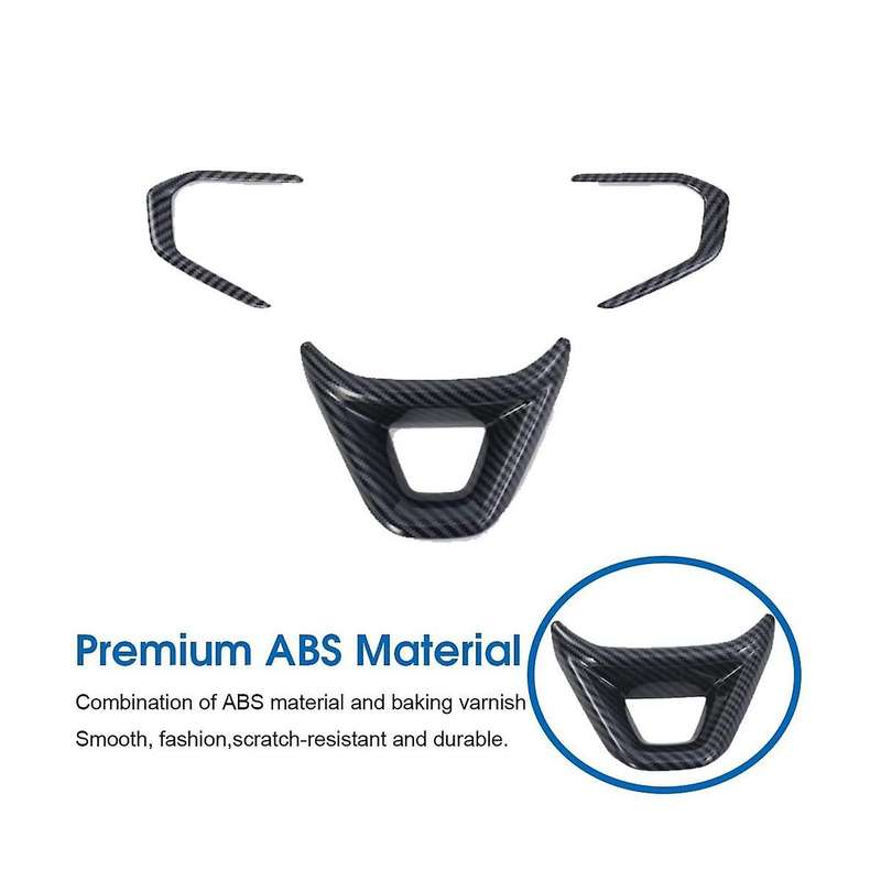 for Seeker 2023 2024 Car Steering Wheel Cover Trim Decorative Interior Accessories , ABS Carbon Fibe