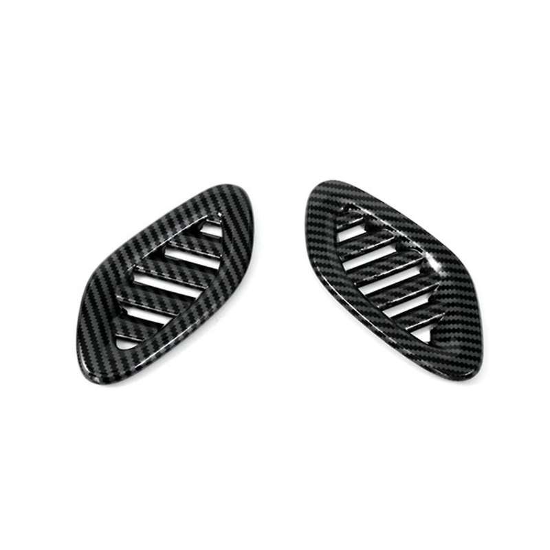 for Seeker 2023 2024 Dashboard Side Air Condition Vent Cover Trim Interior Accessories , ABS Carbon