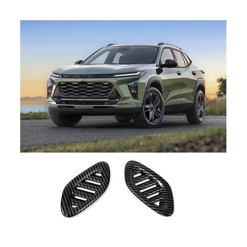 for Seeker 2023 2024 Dashboard Side Air Condition Vent Cover Trim Interior Accessories , ABS Carbon