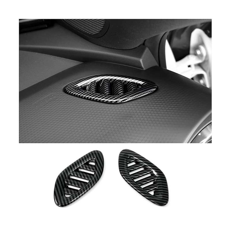 for Seeker 2023 2024 Dashboard Side Air Condition Vent Cover Trim Interior Accessories , ABS Carbon