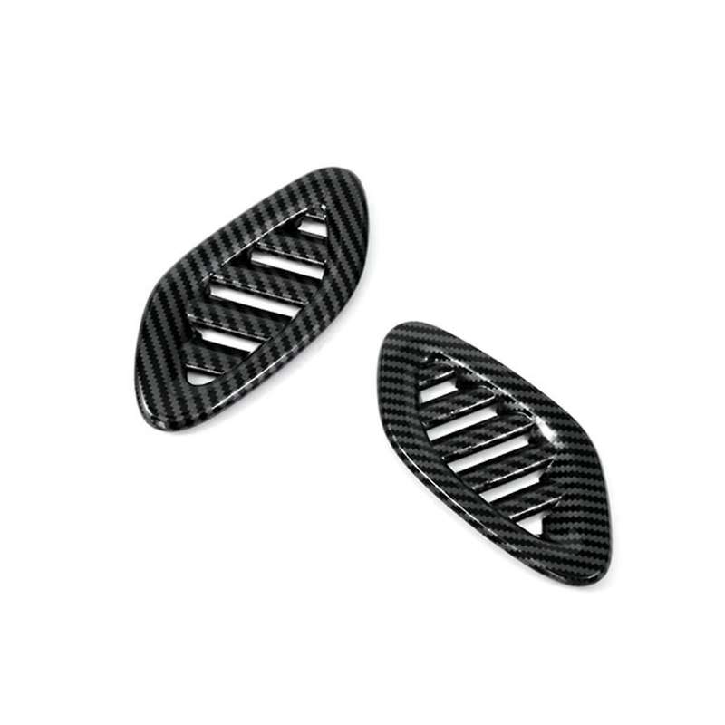 for Seeker 2023 2024 Dashboard Side Air Condition Vent Cover Trim Interior Accessories , ABS Carbon