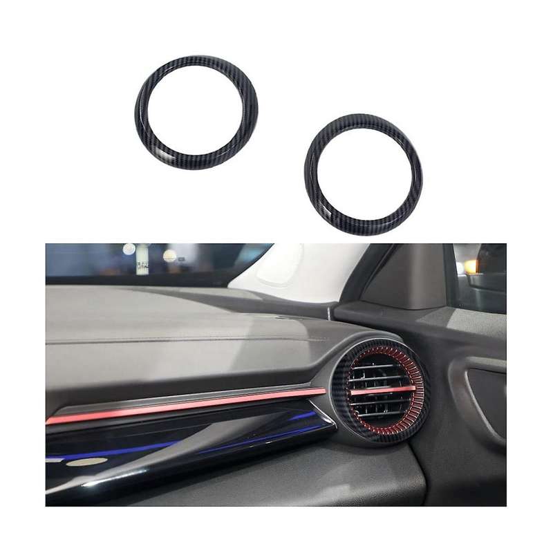 for Seeker 2023 2024 Dashboard Side Ring Trim Interior Accessories , ABS Carbon Fiber