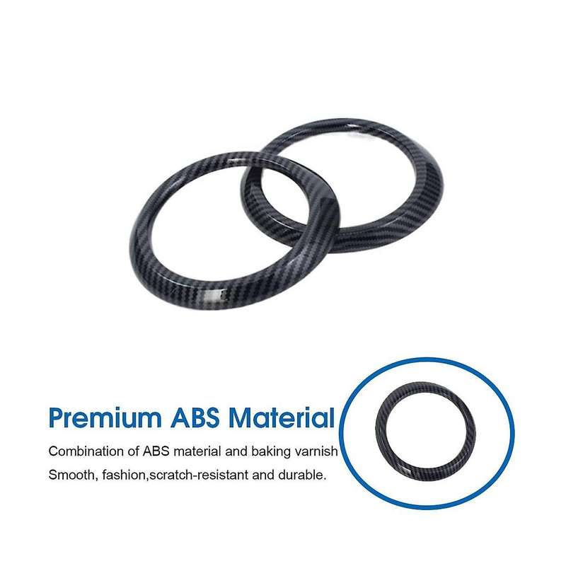 for Seeker 2023 2024 Dashboard Side Ring Trim Interior Accessories , ABS Carbon Fiber