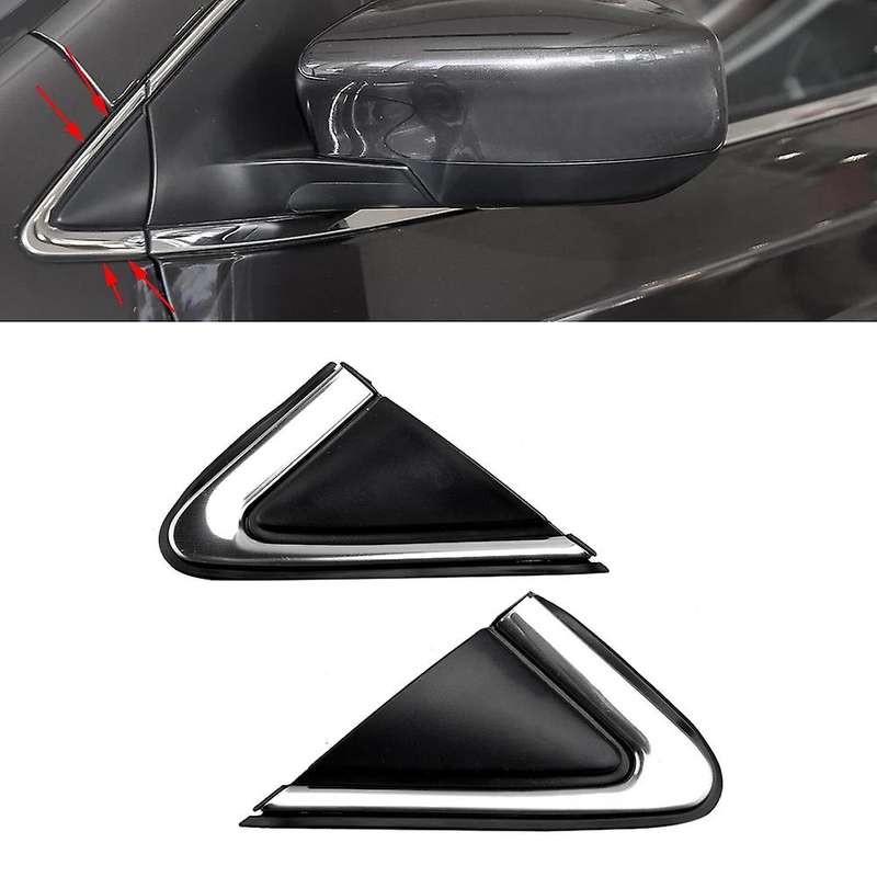 for Sentra 2013 2014 2015 Car Side Rearview Mirror Triple-cornered Plate Trim