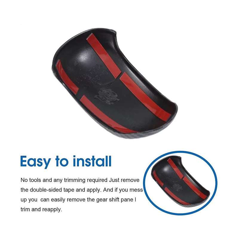 for Seeker 2024 Car Gear Shift Knob Head Cover Trim Interior Accessories , ABS Carbon Fiber