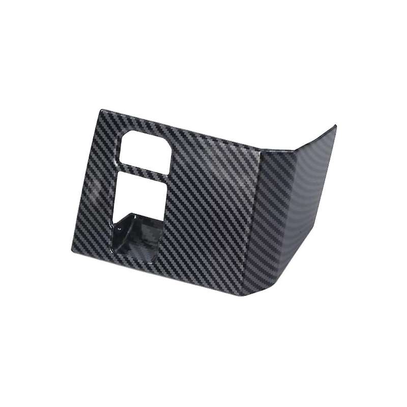 for Sequoia 2022-2023 Car Electronic Handbrake Button Frame Cover Trim Accessories - Abs Carbon Fib