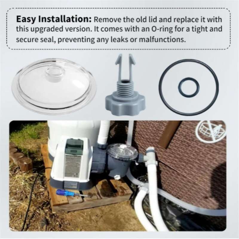 for SF80110-1 Pool Leaf Trap Cover Lid Sand Filter Pump O-Ring Valve Swimming Pool Cleaning Cover Li