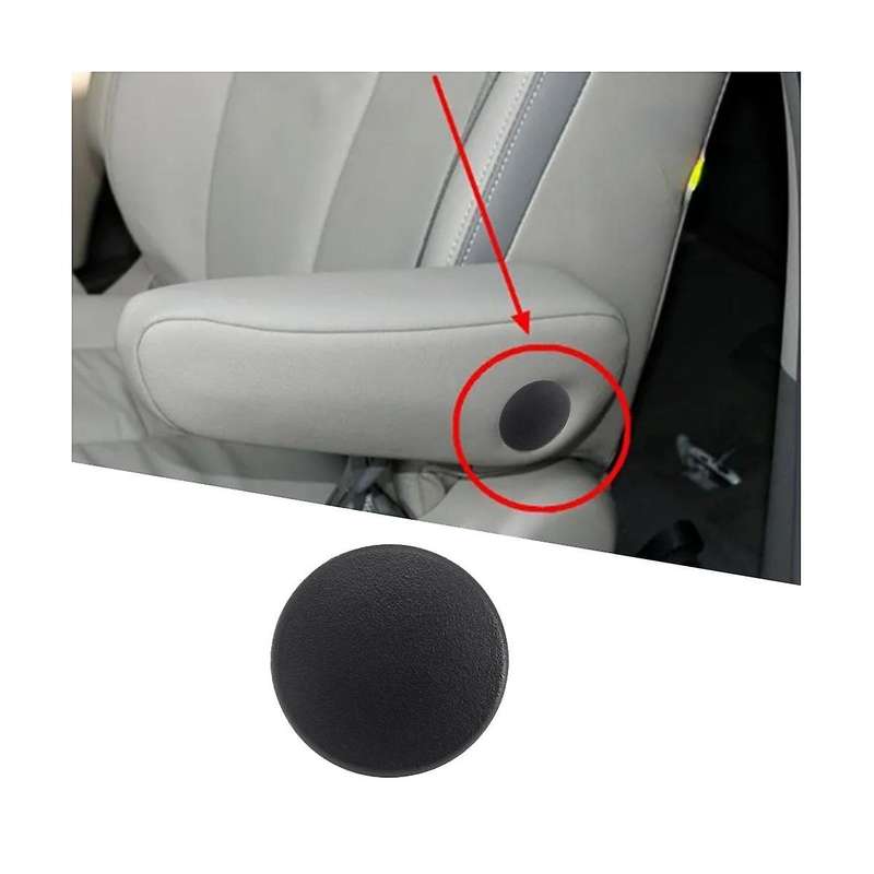 for Sienna 2010-2019 Seat Armrest Cover Front Middle Row Seat Armrest Cover Screw Hole Round Cover 7