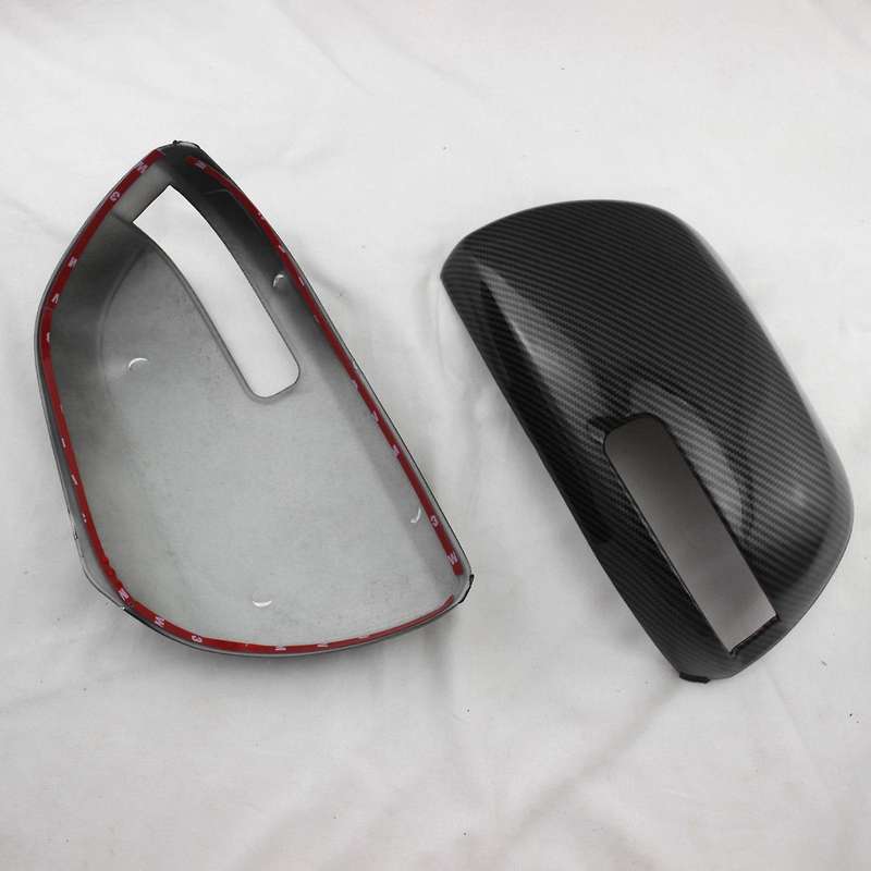 for Sienna 2010-2018 ABS Carbon Fiber Car Exterior Rearview Mirror Cover Wing Mirror Covers Caps