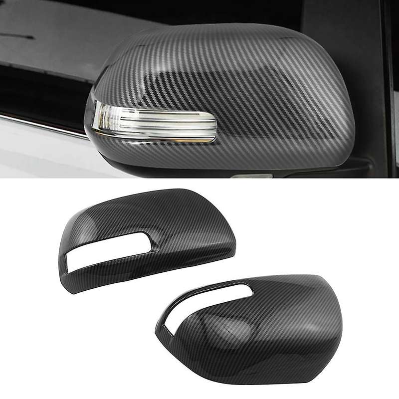 for Sienna 2010-2018 ABS Carbon Fiber Car Exterior Rearview Mirror Cover Wing Mirror Covers Caps