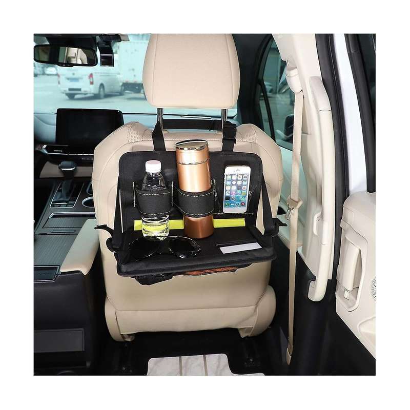 for Sienna 2021 2022 2023 Car Back Organizer with Foldable Table Tray Holder Organizer Travel Access