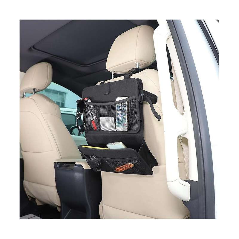 for Sienna 2021 2022 2023 Car Back Organizer with Foldable Table Tray Holder Organizer Travel Access