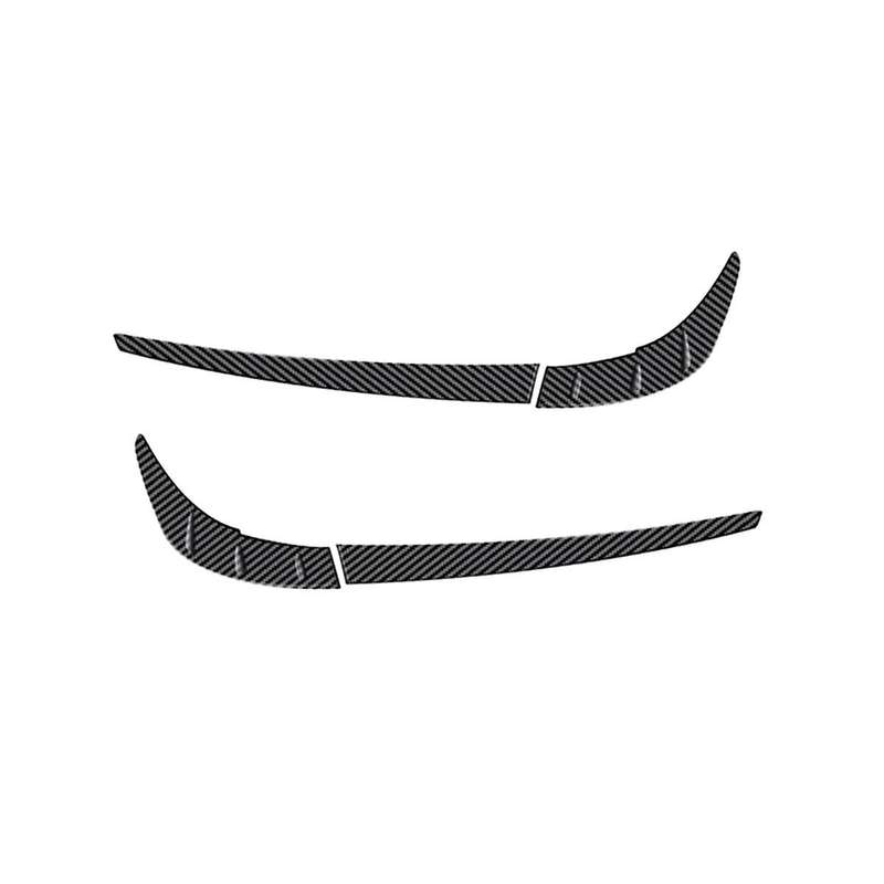 for Sienna 2021 2022 Car Carbon Fiber External Rear Tail Light Lamp Cover Garnish Strip Eyebrow Cov